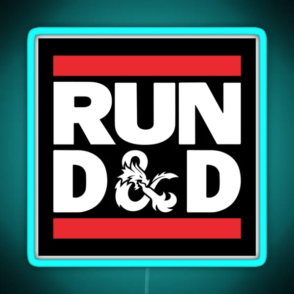 Run D And D RGB Neon Sign