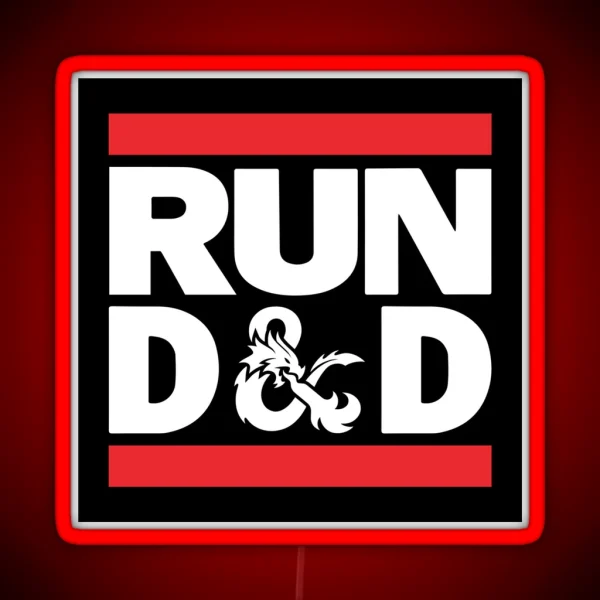 Run D And D RGB Neon Sign