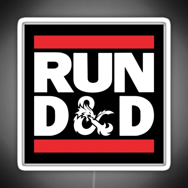 Run D And D RGB Neon Sign