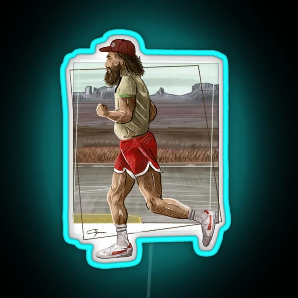 Run Forest Run RGB Neon Sign
