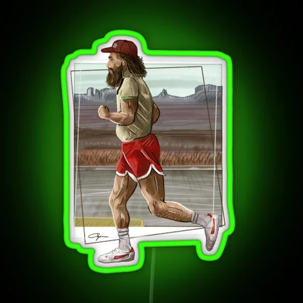 Run Forest Run RGB Neon Sign