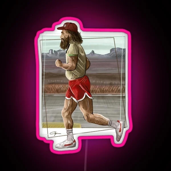 Run Forest Run RGB Neon Sign