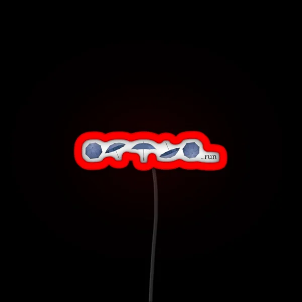 Run RGB Neon Sign