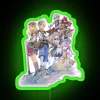 Vibrant RGB Neon Sign Featuring Popular Rune Factory 5 Character Art