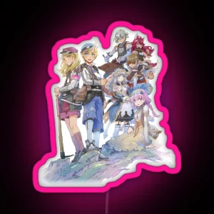 Rune Factory 5 Characters RGB Neon Sign