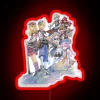 Rune Factory 5 Character Artwork Illuminated with Vibrant Neon Accents