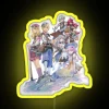 RGB LED character art display featuring Rune Factory 5 characters.