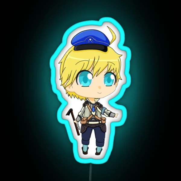 Rune Factory 5 Male MC RGB Neon Sign