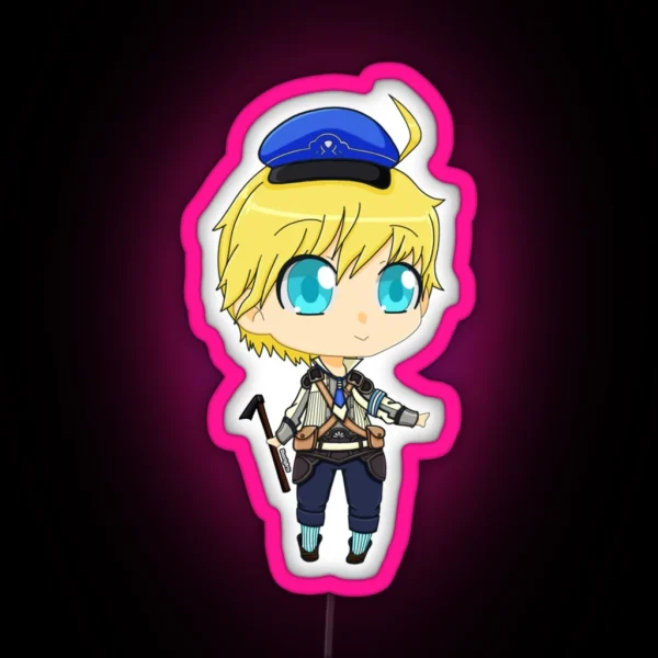 Rune Factory 5 Male MC RGB Neon Sign