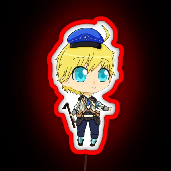 Rune Factory 5 Male MC RGB Neon Sign
