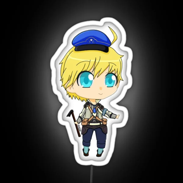 Rune Factory 5 Male MC RGB Neon Sign