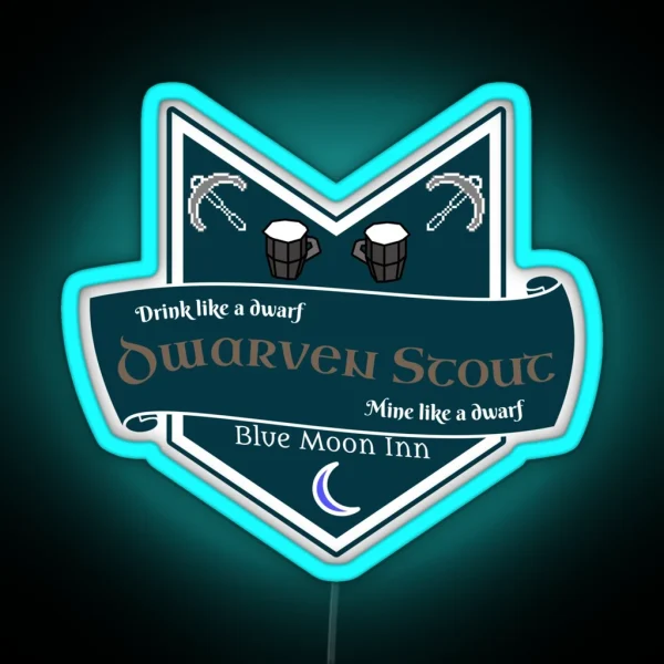 Runescape Dwarven Stout RGB Neon Sign