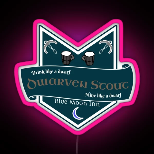 Runescape Dwarven Stout RGB Neon Sign