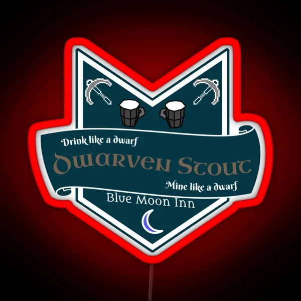 Runescape Dwarven Stout RGB Neon Sign