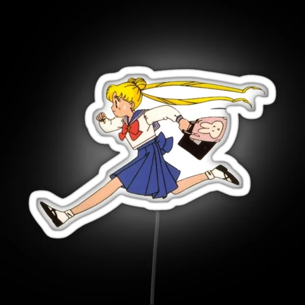 Running Anime RGB Neon Sign