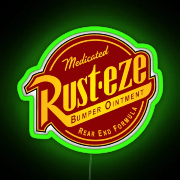 Rust Eze Bumper Led Led RGB Neon Sign