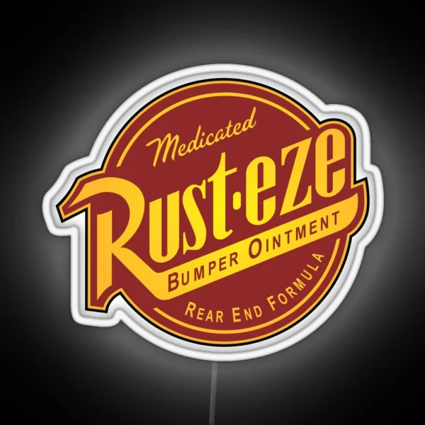 Rust Eze Medicated Bumper Ointment RGB Neon Sign