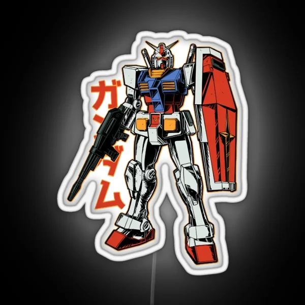 RX 78 2 Gundam RGB Neon Sign