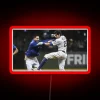 Ryan Braun and Christian Yelich Celebrate at Miller Park Sign
