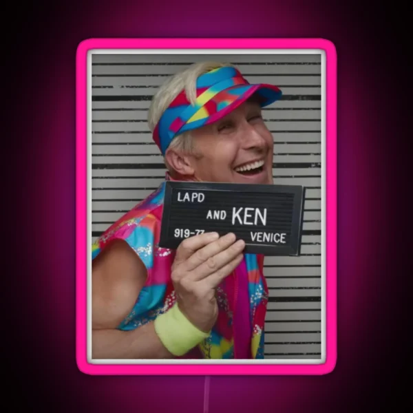 Ryan Gosling Barbie RGB Neon Sign
