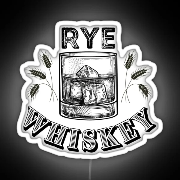 Rye Whiskey Rye Whiskey RGB Neon Sign