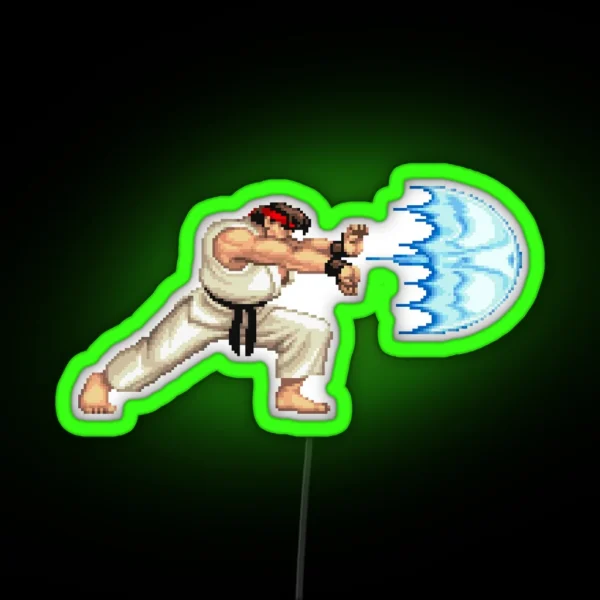 Ryu Hadouken RGB Neon Sign