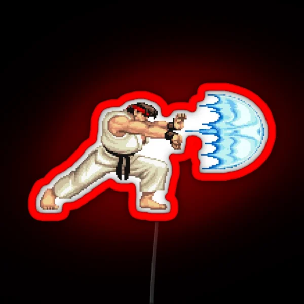 Ryu Hadouken RGB Neon Sign