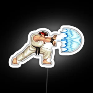 Ryu Hadouken RGB Neon Sign