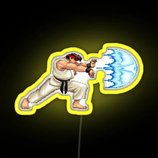 Ryu Hadouken RGB Neon Sign