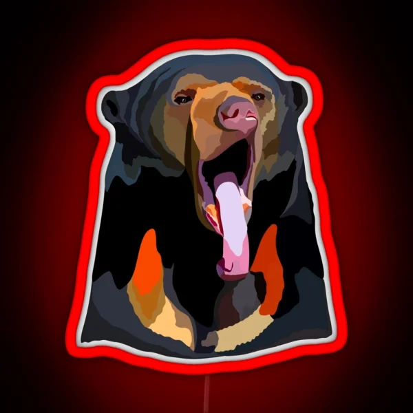 S Is For Sunbear RGB Neon Sign