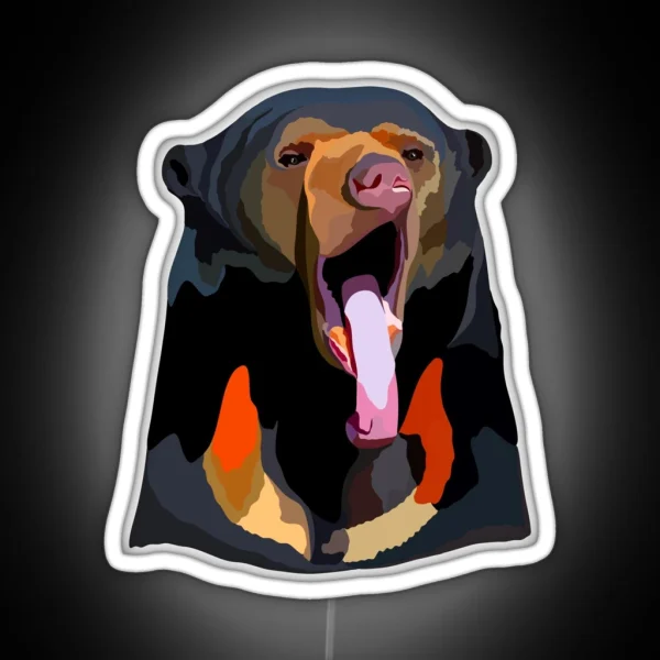 S Is For Sunbear RGB Neon Sign