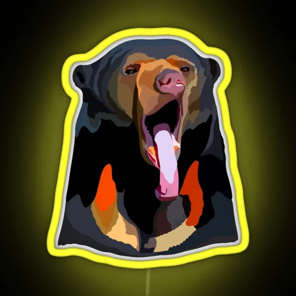 S Is For Sunbear RGB Neon Sign