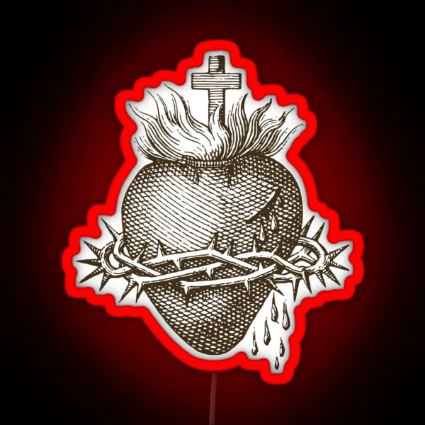 Sacred Heart Of Jesus RGB Neon Sign
