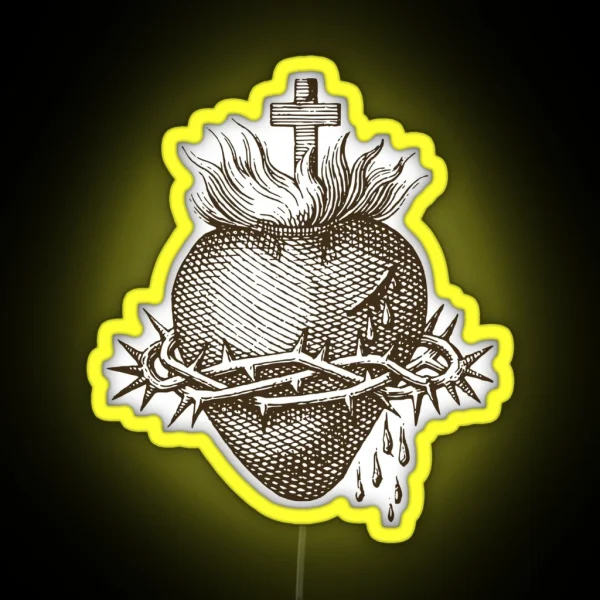 Sacred Heart Of Jesus RGB Neon Sign
