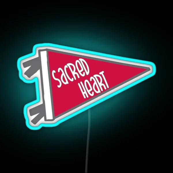 Sacred Heart University Flag RGB Neon Sign