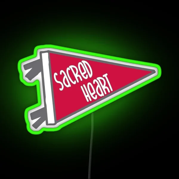 Sacred Heart University Flag RGB Neon Sign