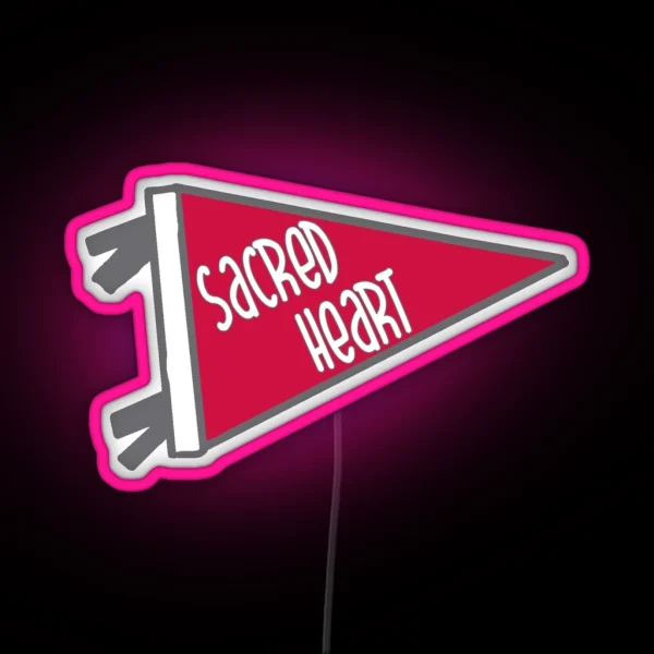 Sacred Heart University Flag RGB Neon Sign