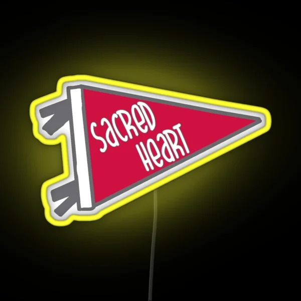 Sacred Heart University Flag RGB Neon Sign