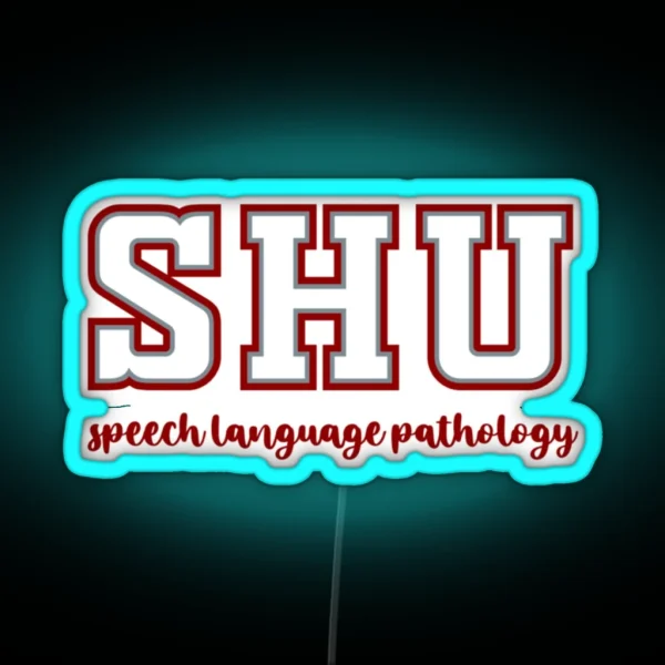 Sacred Heart University Speech Language RGB Neon Sign