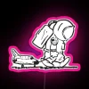 RGB LED Neon Sign Space Shuttle Astronaut Glow Artwork