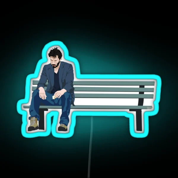 Sad Keanu RGB Neon Sign