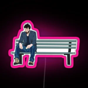 Sad Keanu RGB Neon Sign