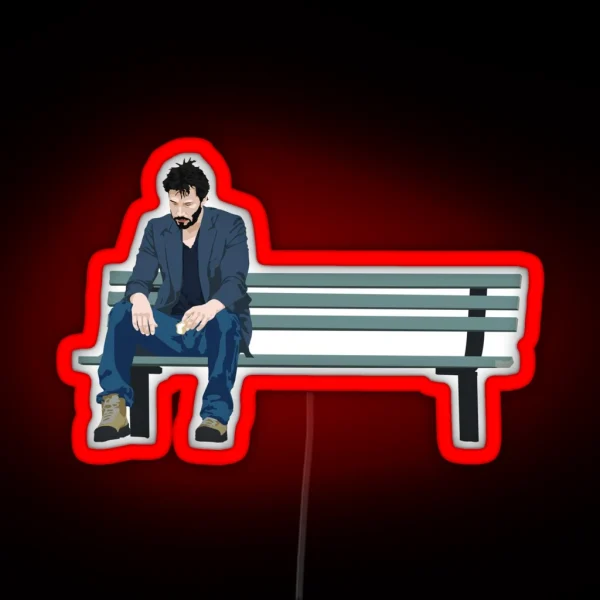 Sad Keanu RGB Neon Sign