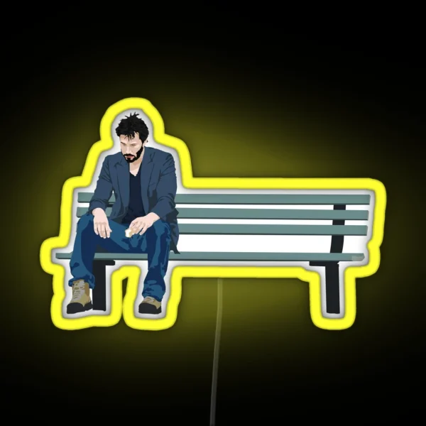 Sad Keanu RGB Neon Sign