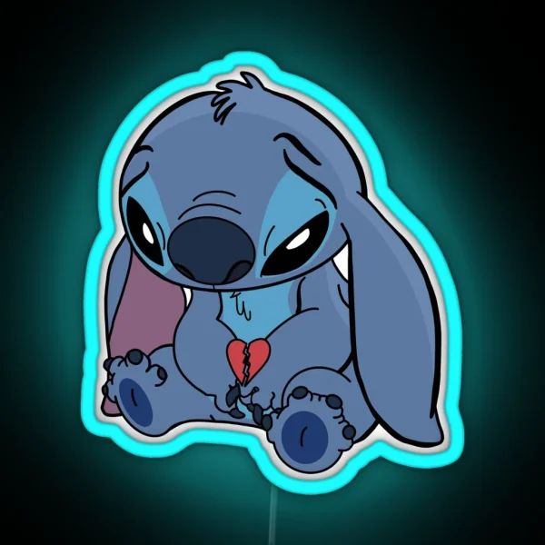 Sad Stitch RGB Neon Sign