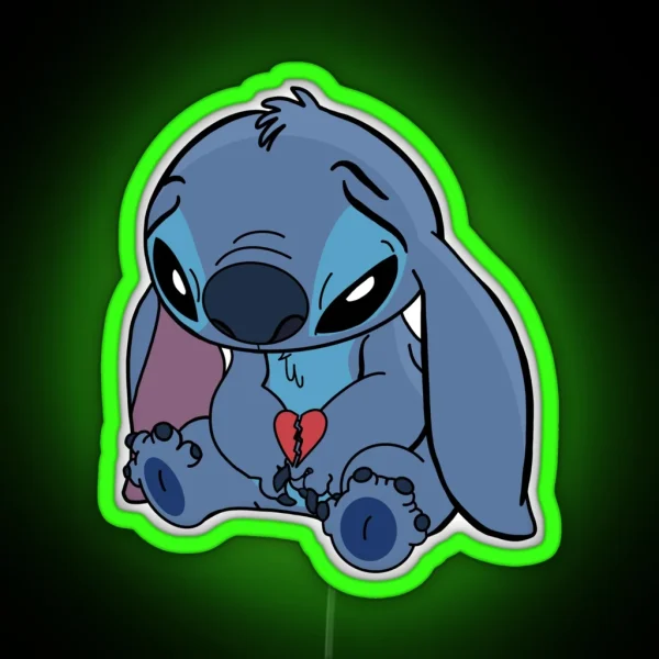 Sad Stitch RGB Neon Sign