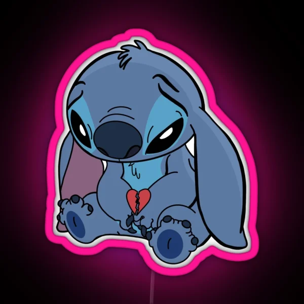 Sad Stitch RGB Neon Sign