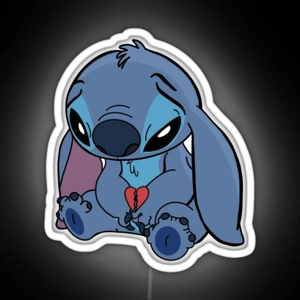 Sad Stitch RGB Neon Sign