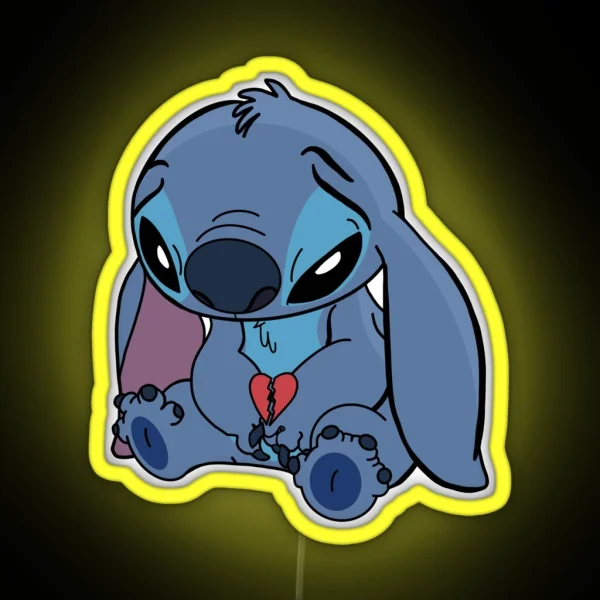 Sad Stitch RGB Neon Sign