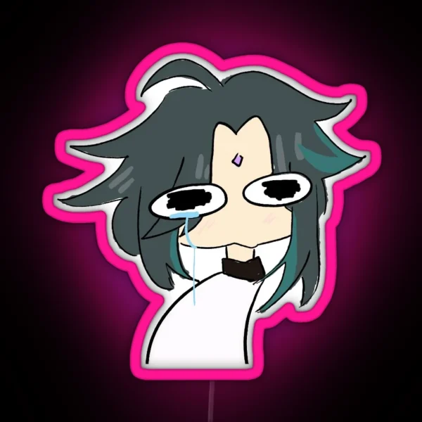 Sad Xiao RGB Neon Sign